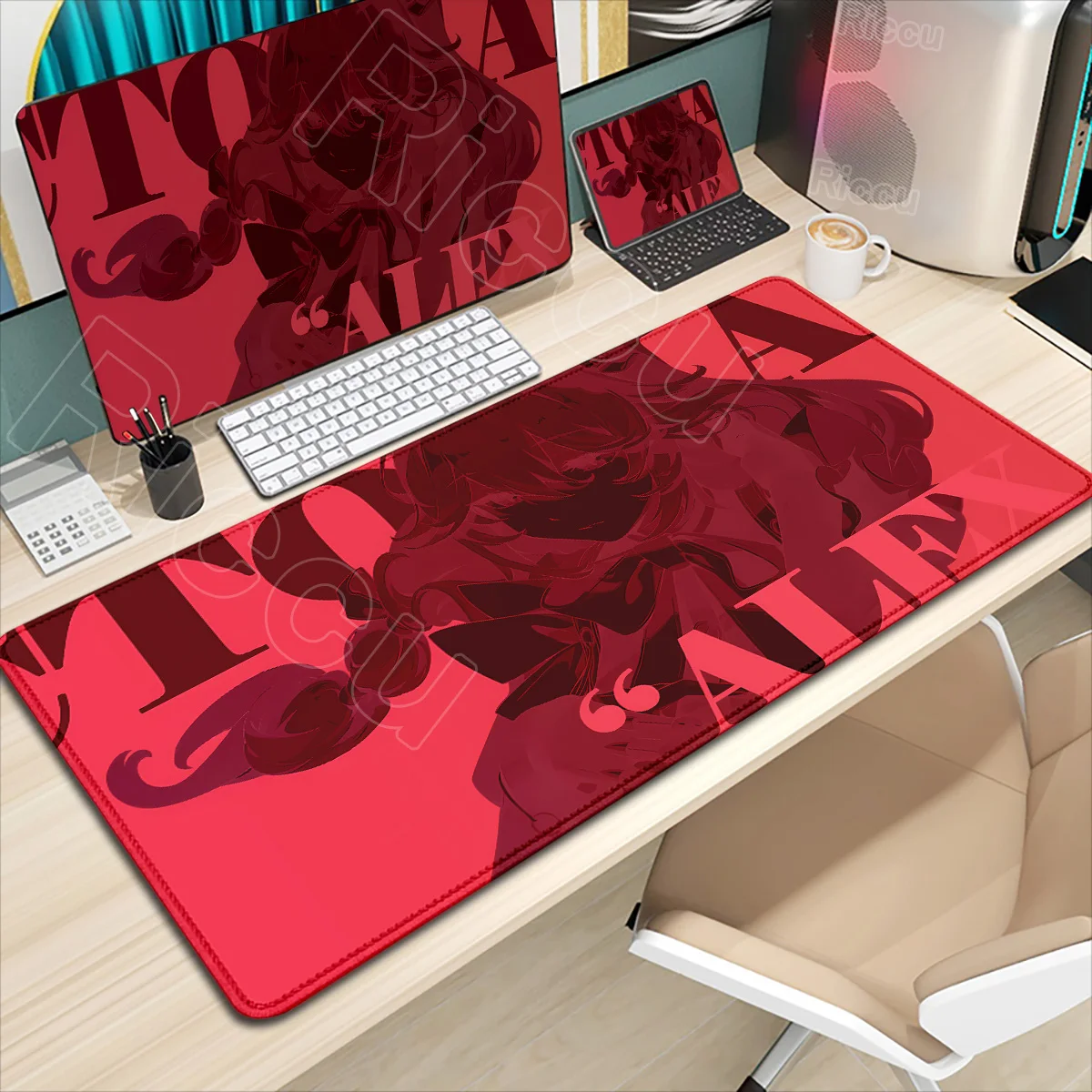 

New Zenless Zone Zero Mouse Pad ZZZ Jane Ellen Joe Bernice Hoshimi Miyabi Evelyn Chauvelier XXL Rubber Locking Edge Keyboard Mat