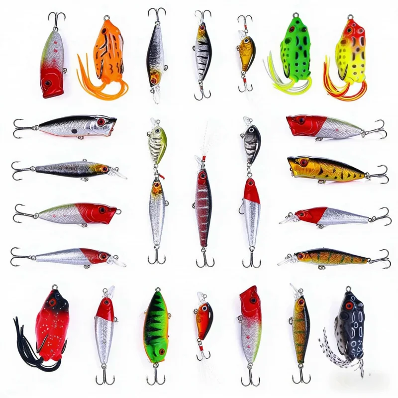 

Набор приманок: 20 смешанных мягких бионических приманок-лягушек для ловли баса и щуки, незаменимый элемент для рыбалки