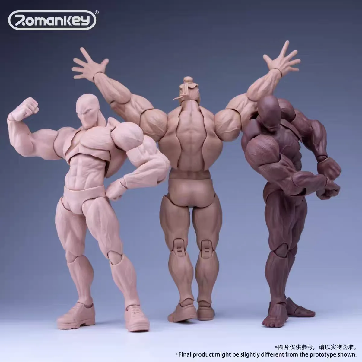 

Romankey Ums003 1/12 Scale Big Guy Male Soldier Super Flexible Movable Muscular Body With Head 6 Inch Action Figure Doll Toy Gif