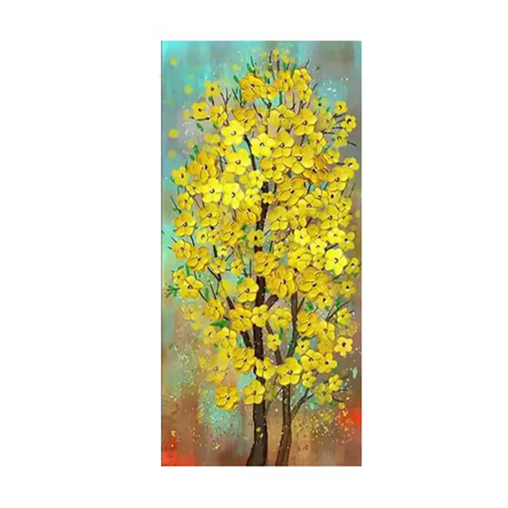 Kits de pintura de diamantes para principiantes, kits de arte de diamantes de árbol de dinero para adultos, kits de arte de gemas 5D DIY para regalo, decoración de pared del hogar