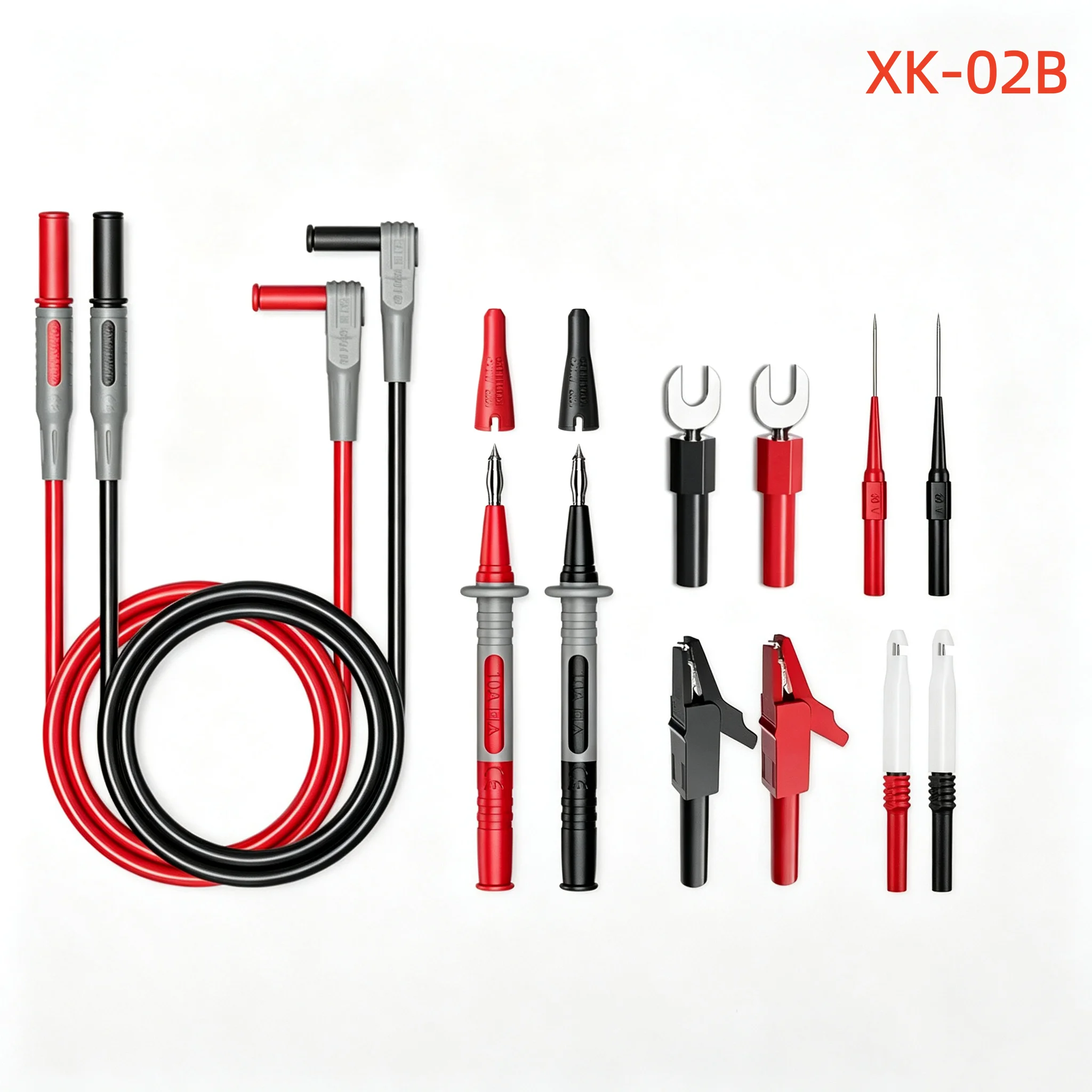 4mm female socket multimeter probe, equipped with 4mm banana plug test probe, multifunctional electrical testing kit