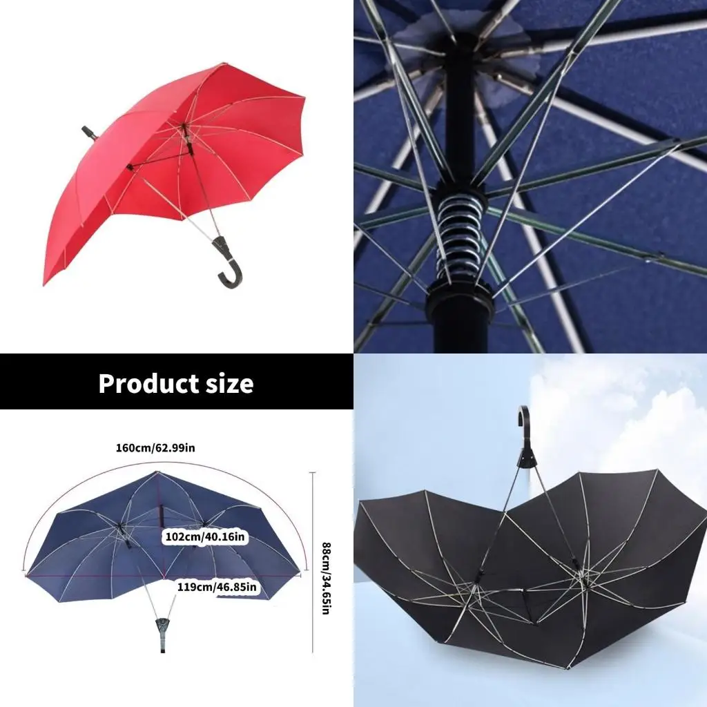 

Twin Umbrella Couple Umbrella Auto Retract Alloy Construction Frame high quality