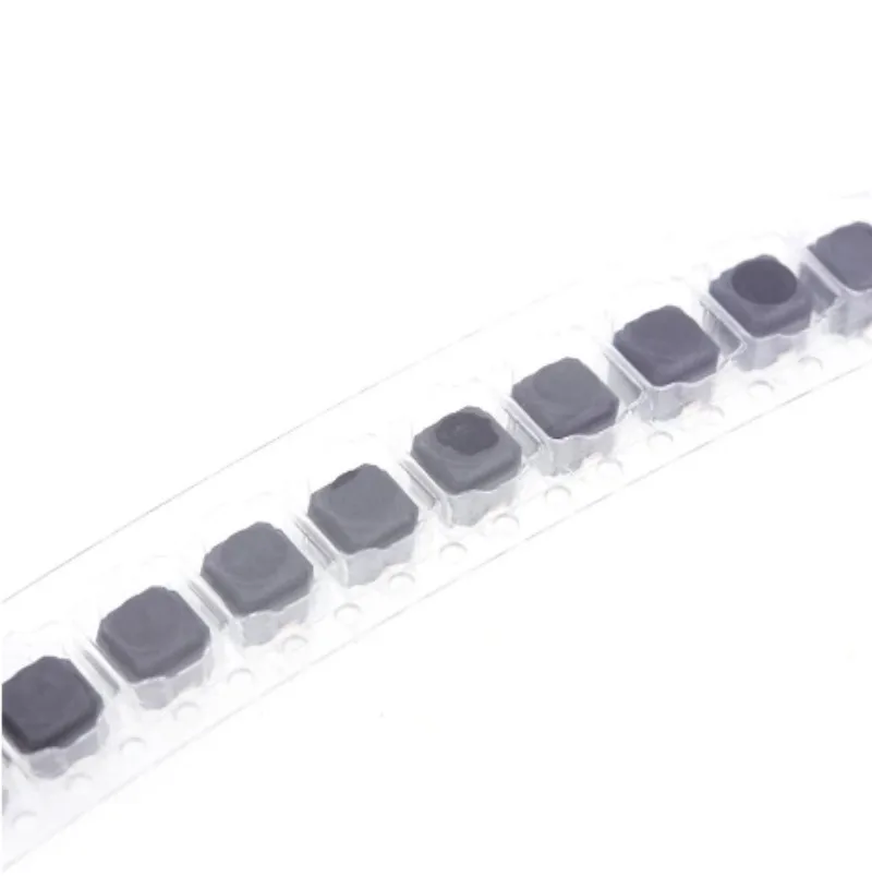 100pcs 6*6*5mm Tact Switch Silicone Keypad Push Button Switch 6x6x5mm 2Pin Silent Switch