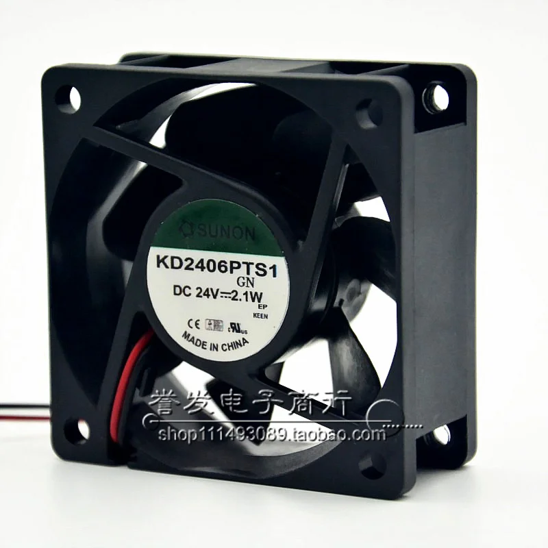 NIEUWE ORIGINELE KD2406PTS1 2.1 W 24 V 6025 60x60x25mm KOELVENTILATOR RADIATOR