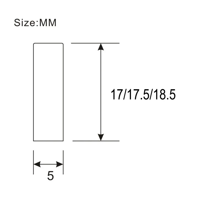 6/24pcs Alnico 2 Polepiece Slug D5x17/17.5/18.5mm Alnico II Electric Guitar Bass Pickup Slug Pole Pickup Magnet Slug Rods