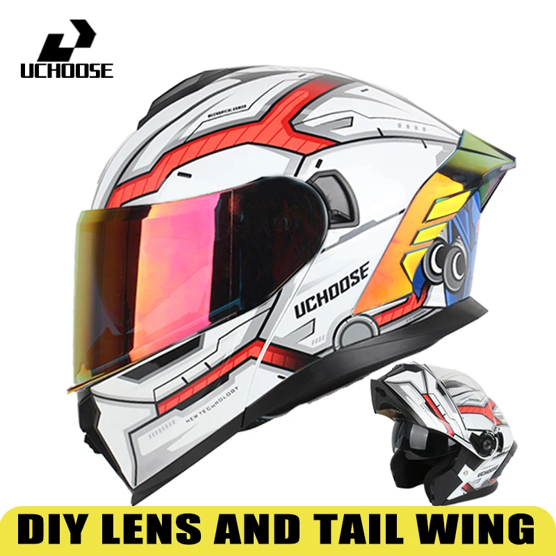 Uchoose modular motorcycle helmet for adults DIY motorcycle helmets