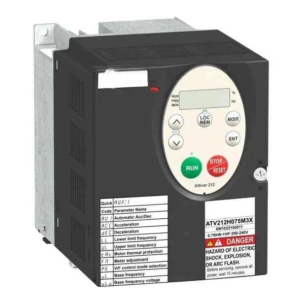 

100% Authentic ATV212HU15M3X ATV212HU15N4 ATV212HU22N4 VFD of fan pump