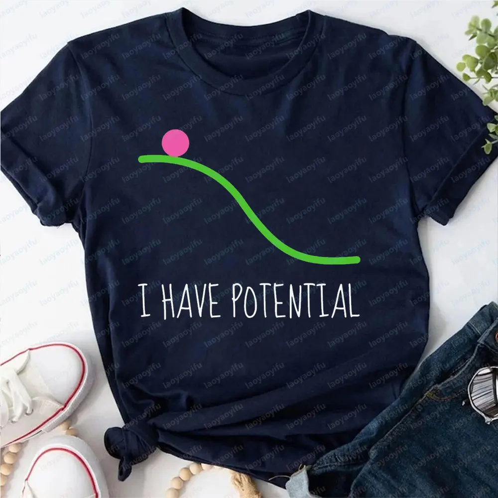 Physics I Have Potential Energy Funny T-Shirt for Anyone That Loves Physics Physics Major or A Science Teacher TShirt Y2k Tops
