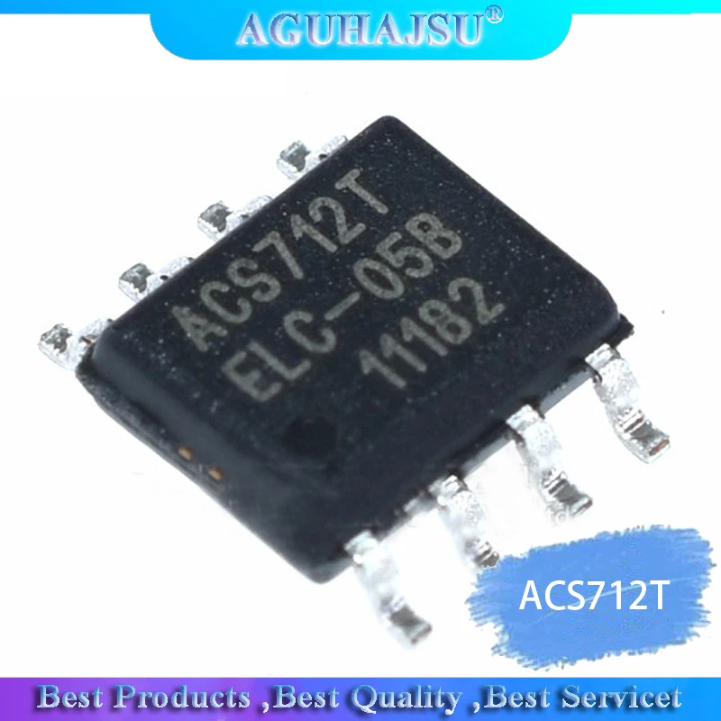 1pcs ACS712ELCTR-05B-T ACS712T sop-8  Current sensor chip