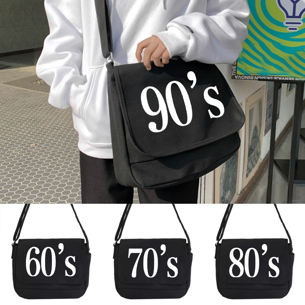 Messenger Bag Japanese Multi-function Messenger Bag Schoolgirl  Fashion Literary Style Portable One-shoulder Years Pattern Bags