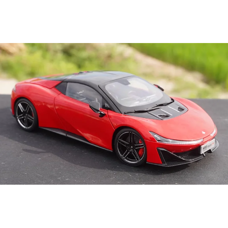 Diecast 1:18 Scale Hyper SSR Alloy Vehicle Model Finished Simulation Collection Decoration Gift Toys Display