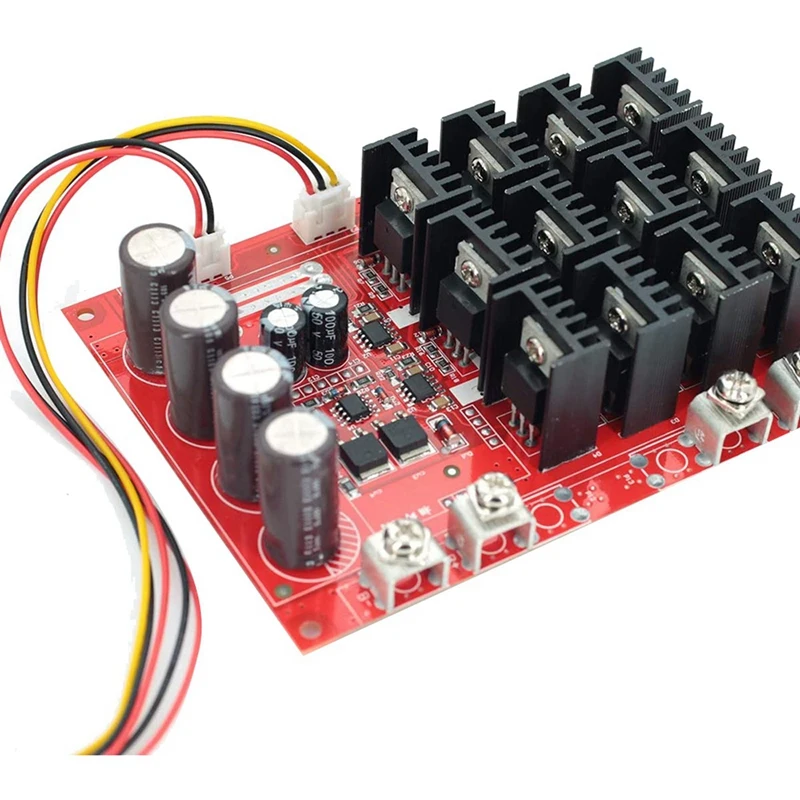 2X Motor Controller,PWM DC Motor Speed Controller 10-50V 60A High Power HHO RC Driver PWM Controller Module