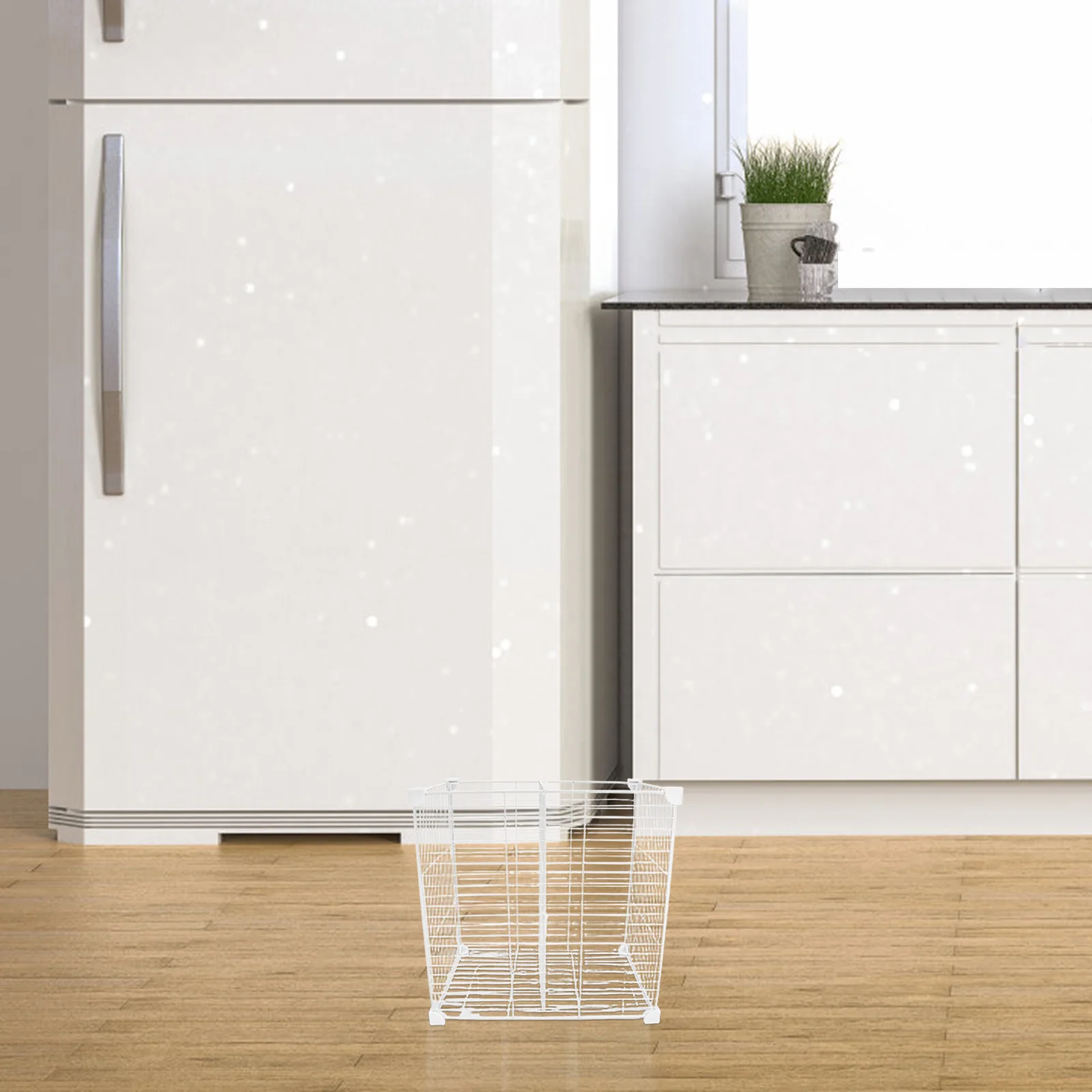 

Chest Organizer Bins Metal Freezer Shelf Dividers For Deep Freezer Storage Modular Refrigerator Space Saver - Kitchen