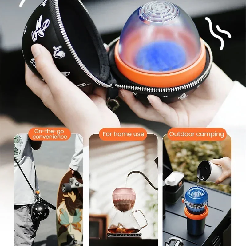 MHW-3BOMBER Eggonaut Dripper Coffee Filter Splitter Egg-Inspired Flow Control Pour-Over Perfection Travel Camping Coffee Tool