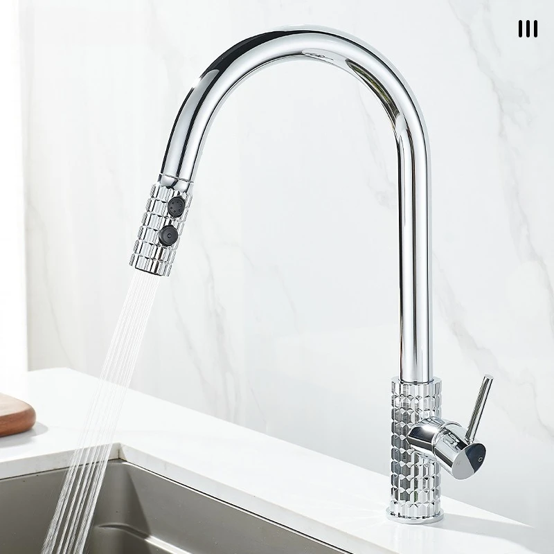retro-luxury-kitchen-pull-out-faucet-home-use-multi-functional-cold-and-hot-water-faucet-with-splash-proof-feature