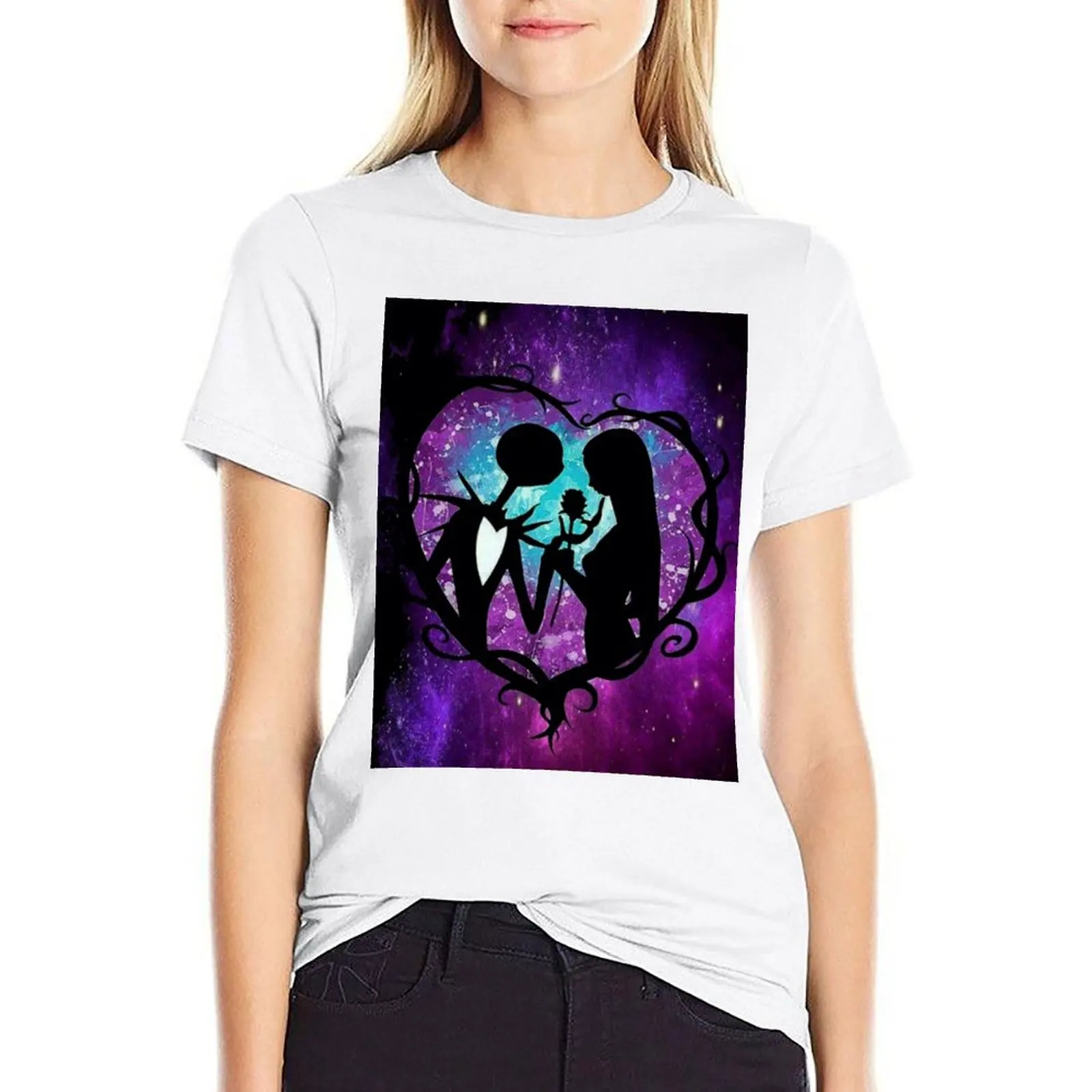 

halloween couple 9 T-shirt Blouse korean fashion t shirt for Women