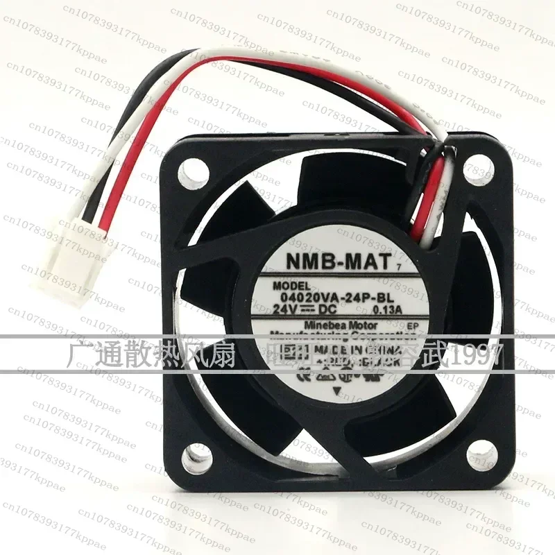 1pcs for NMB 4CM 04020VA-24P-BL 24V 0.13A Cooling Fan for Yaskawa 7 Series Driver Original Replacement