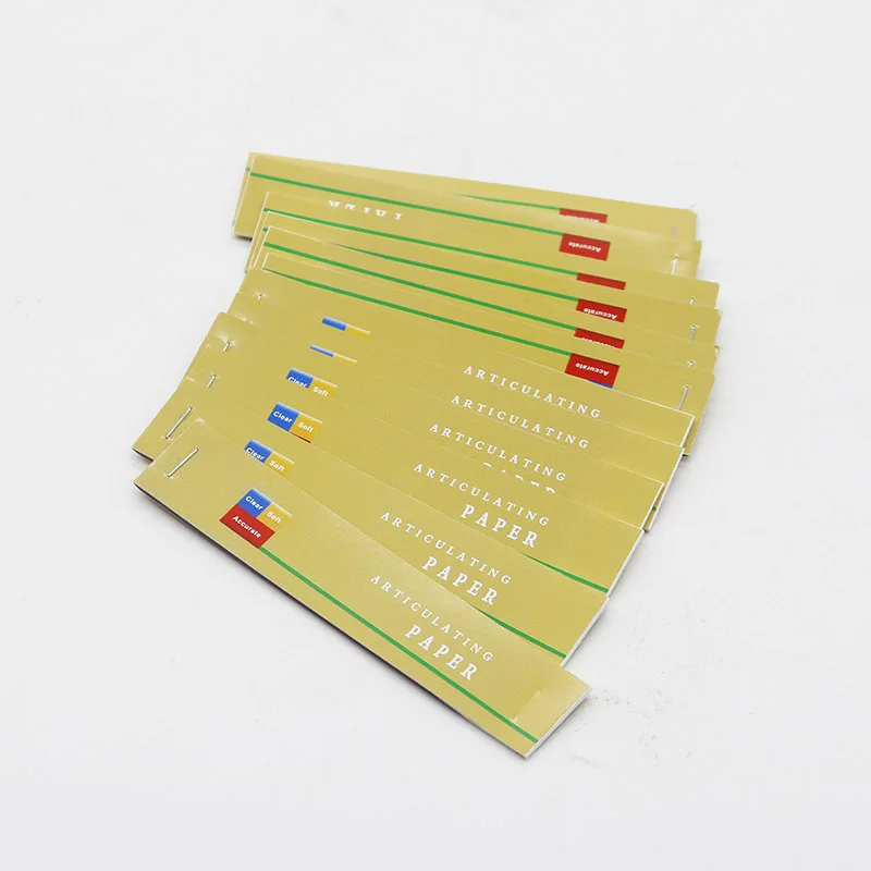 SKYLUN 10pcs Dental Articulating Paper Strips Sheet for Dental Health And Oral Care