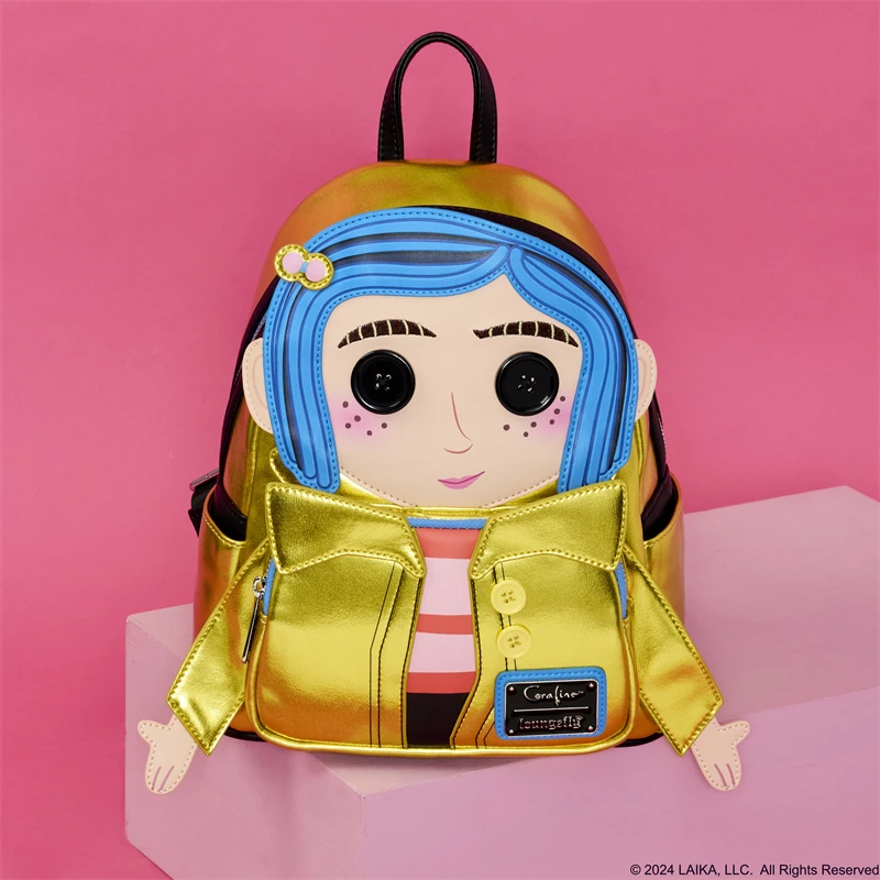 

Movie Coraline The Secret Door Series Laika Coraline Cat Fashion Leisure Backpack Travel Item Periphery Surprise Practical Gifts