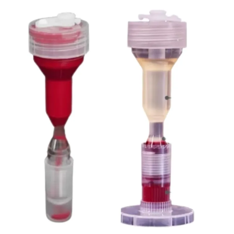 Silver Veterinary-Use PRP Centrifuge System  Blood Separator with Processing Tubes.