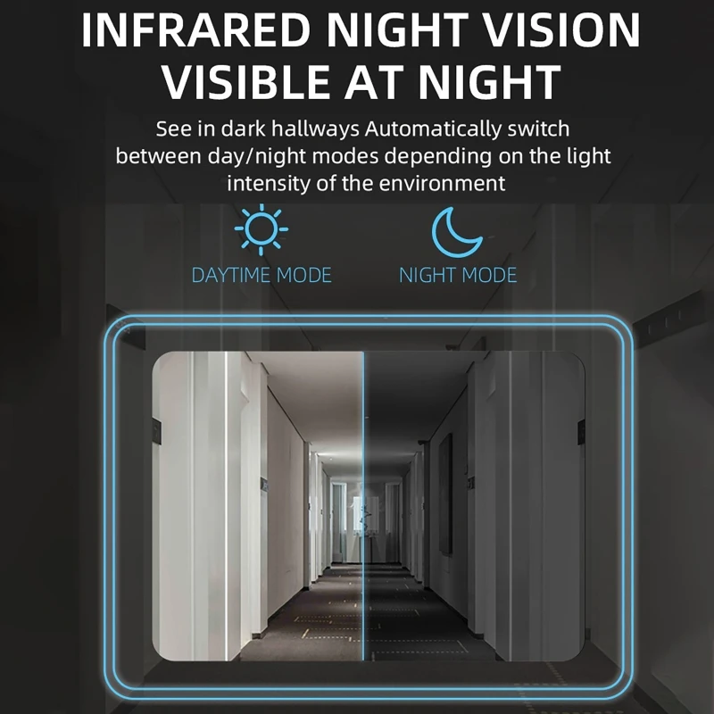 Timbre de vídeo inalámbrico con intercomunicador bidireccional, cubierta Solar para lluvia, detección de movimiento HD, monitoreo de visión nocturna, timbre que cambia de voz