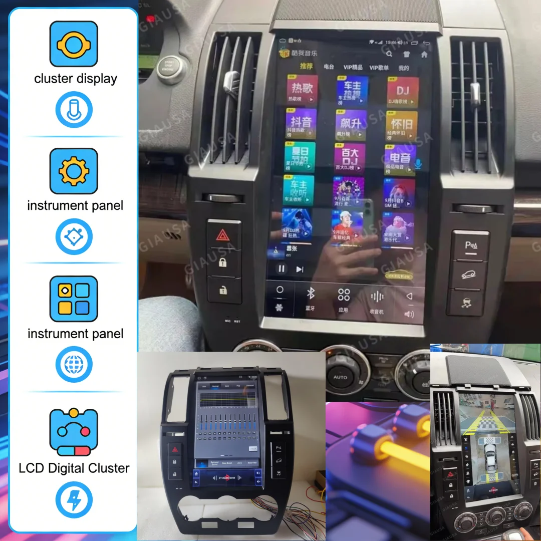 

13.6 Inch Android 14.0 For Land Rover Freelander 2 2007-2015 Multimedia Player Auto Radio Car Gps Navigation Carplay Head Unit