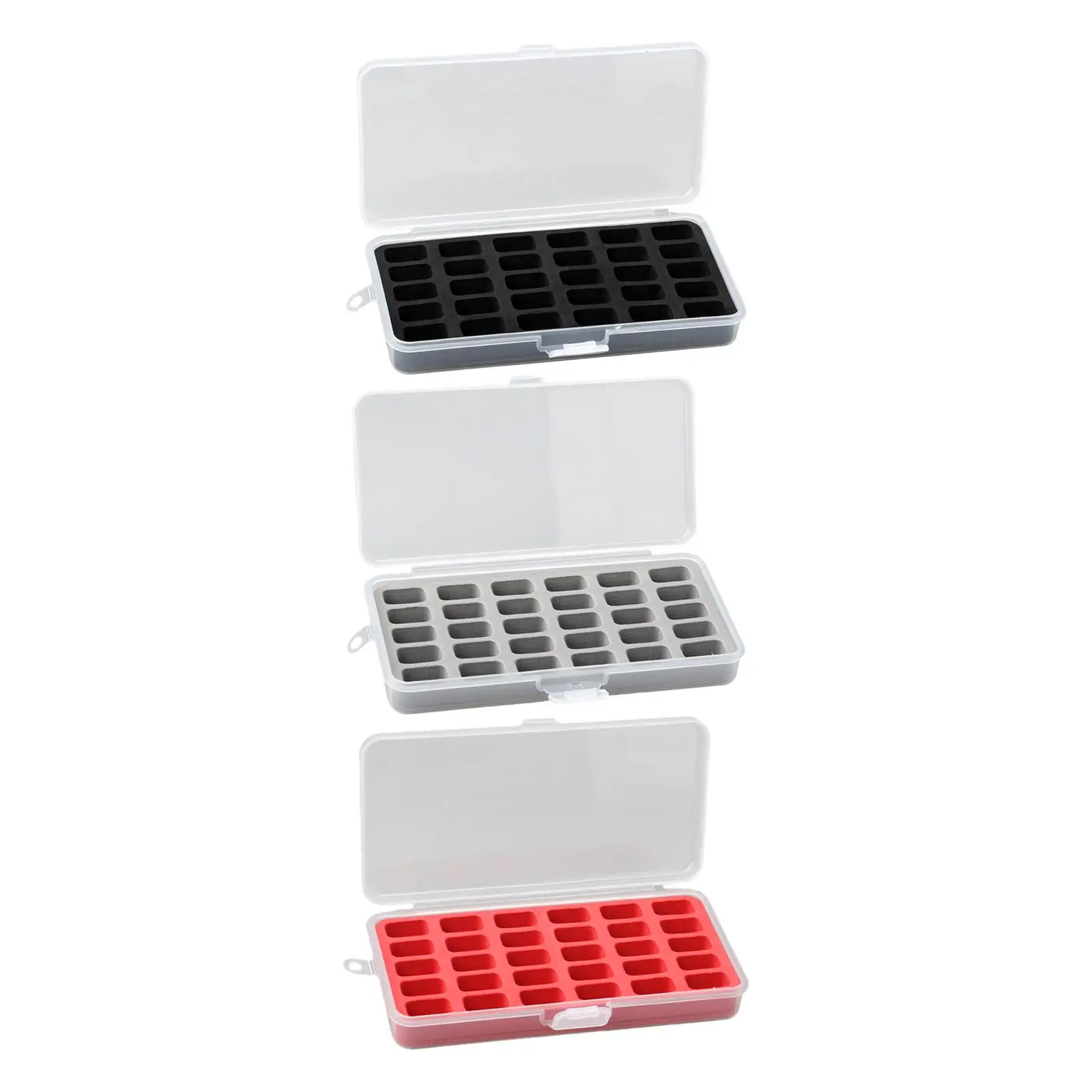 30 Grids Bobbin Box Bobbin Holder Portable Thread Organizer for Sewing Machine Accessories Bobbins Spools Box Bobbin Case