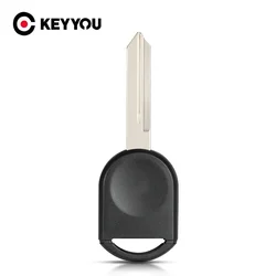 KEYYOU Uncut No Chip Transponder Ignition Chip Key Shell dla Ford Explorer Mustang Ranger Focus Lincoln MKT MKX Mercury Milan