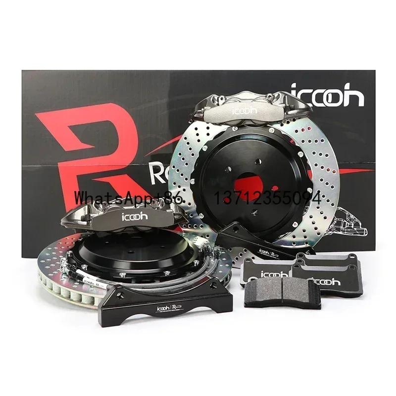 ICOOH high level racing cars modified front wheel gt4 4 pot caliper Big Brake Kit for Porsche 911