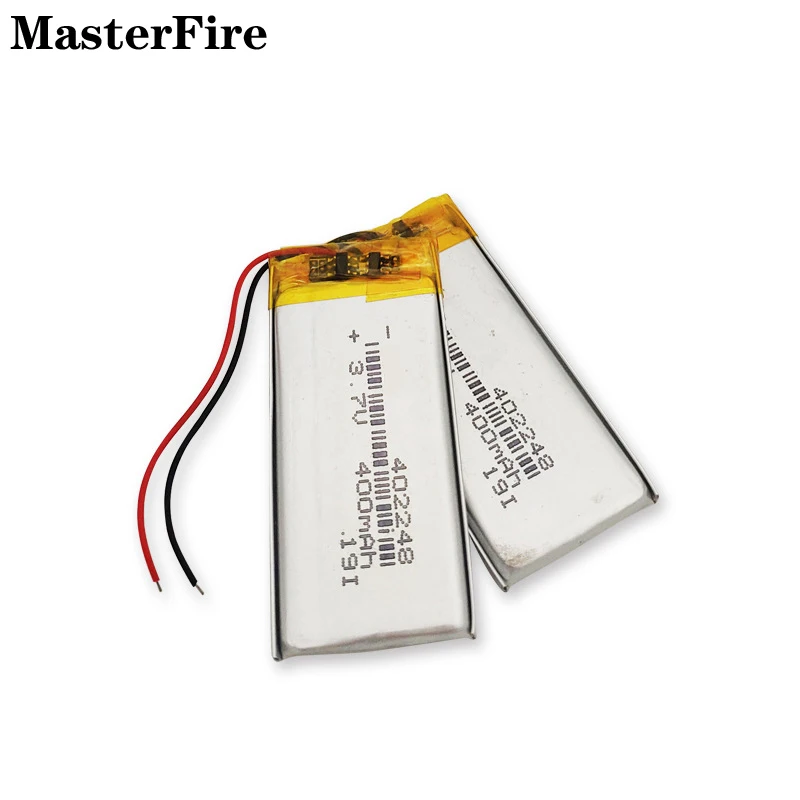 

Wholesale 402248 3.7V 400mah Rechargeable Lithium Polymer Battery for Bluetooth Headset Smart Watch Electric Toothbrush Toy Cell