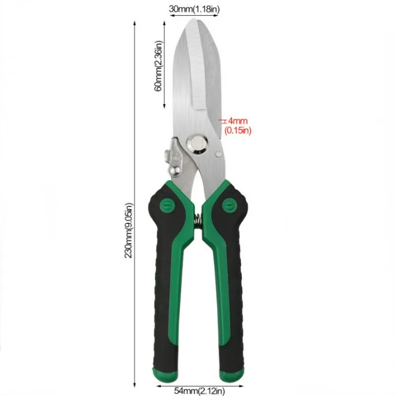 Tin Scissors Industrial Multi-purpose Gusset Trunking Shears PVC Wire Electrical Shears Garden Pruning