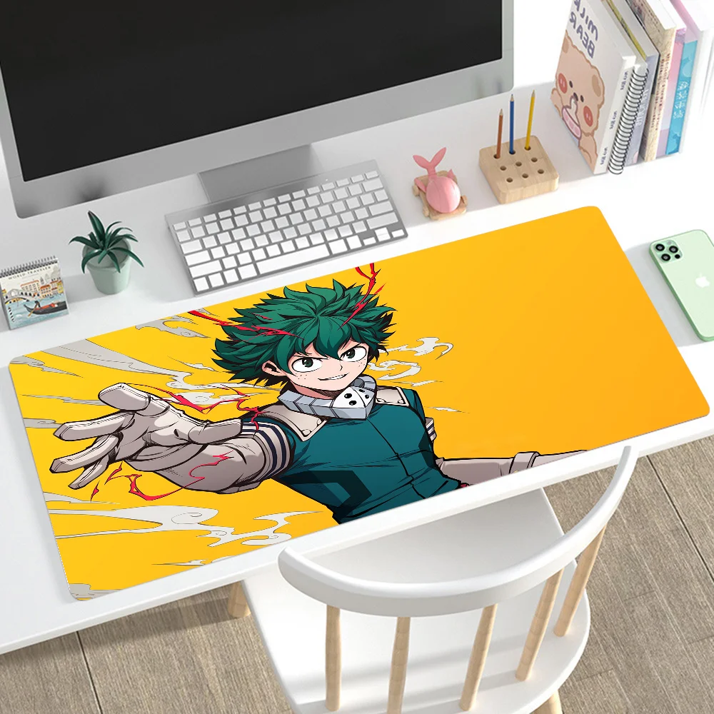 My Hero Academia Midoriya Izuku Mousepad Mouse Mat Desk Mat With Pad Gaming Accessories Prime Gaming XXL Keyboard Pad Padding M