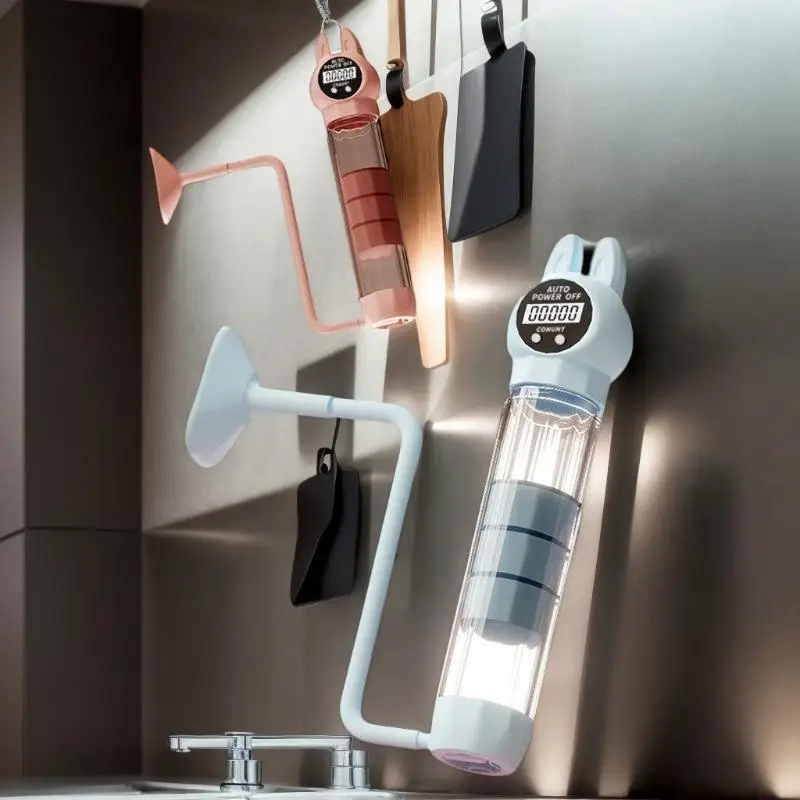 1 قطعة جهاز تمرين التنفس مع عداد؛ ميزة تجديد الجلد والدمبل المقاوم القابل للتعديل #3