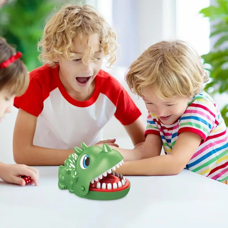 Dinosaur Games Triangle Dragon Biting Finger Games Crocodile Teeth Toys Game Interactive Dentist Toy For Outdoors Kids Home