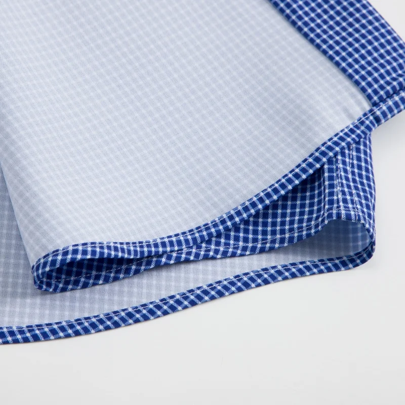 Striped Plaid Shirts Men's Long Sleeve Shirt Non-Iron Printing Casual Men's Shirt Long Sleeve Slim Fit Business Wrinkle-Free