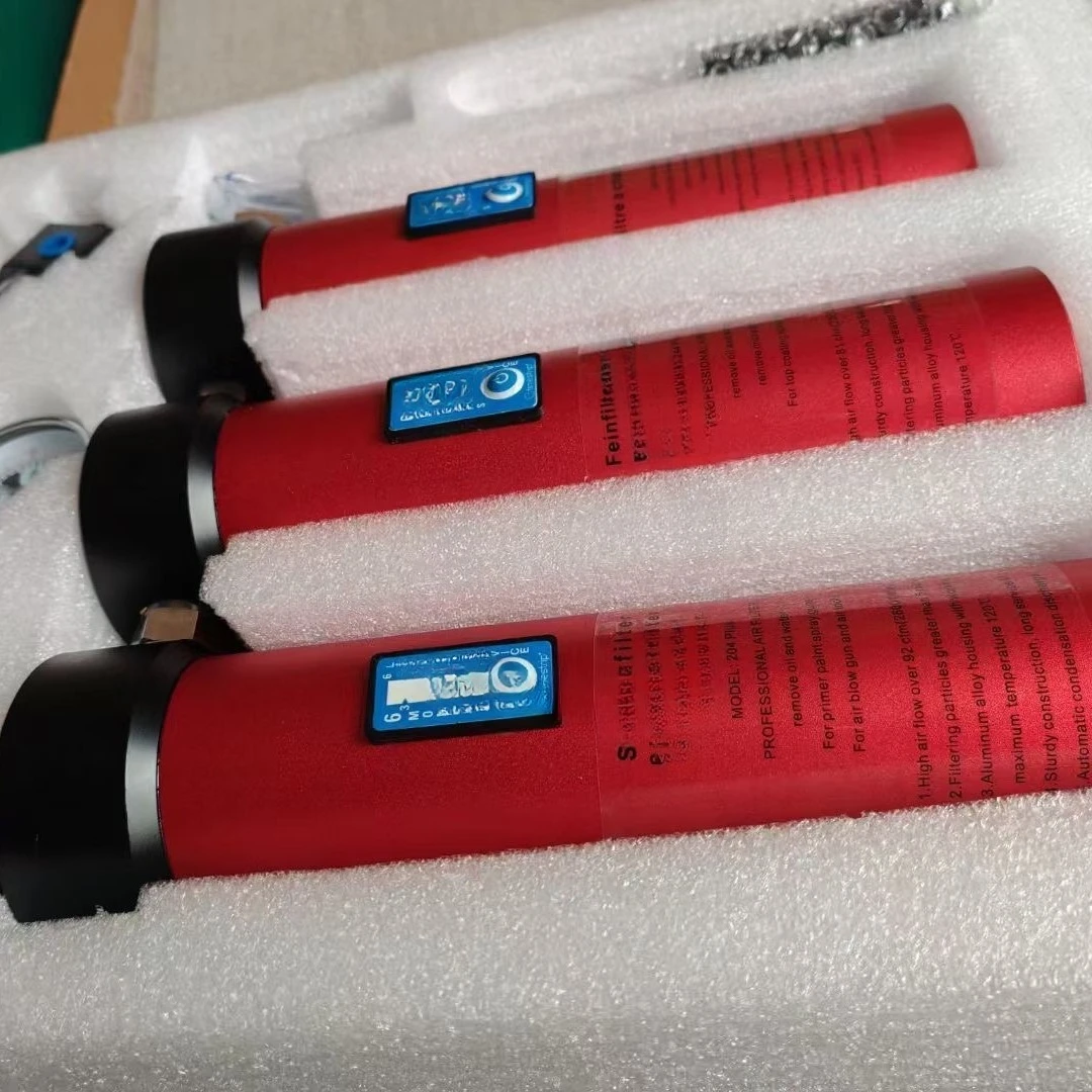 Advanced precision filter paint spraying compressed air purification device three-stage oil-water separator paint hose