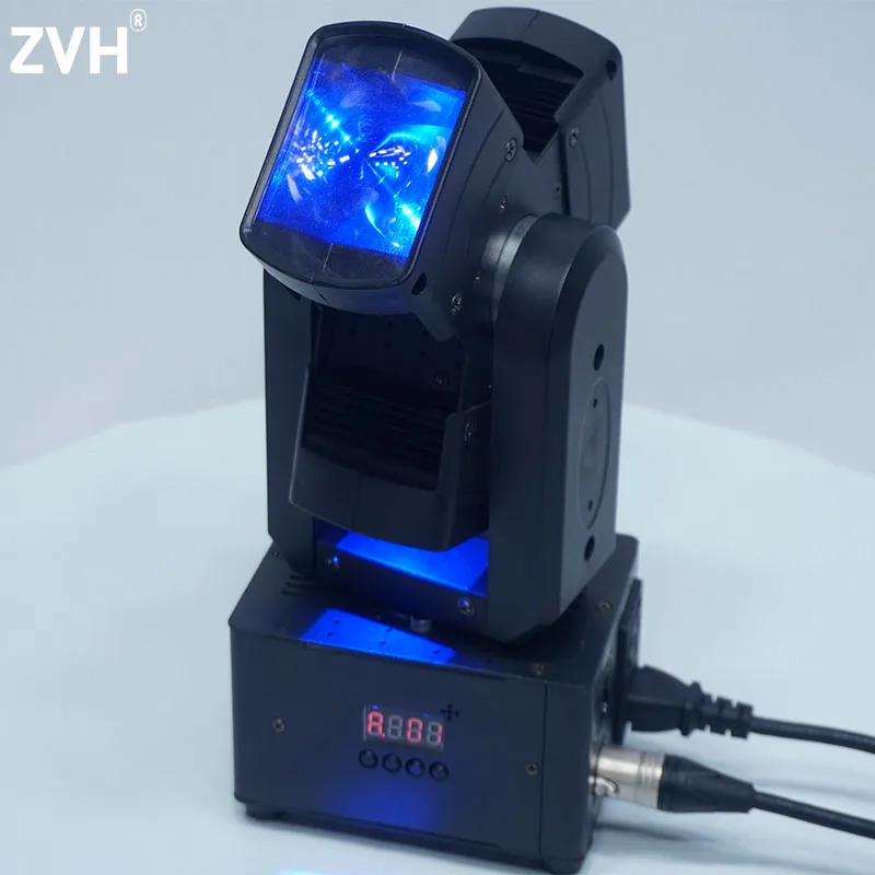 

Rotating Mini Moving Head Beam RGBW LED DMX Control 17/24CH Stage Lighting Auto Sound Activated Spotlight for DJ Disco Wedding