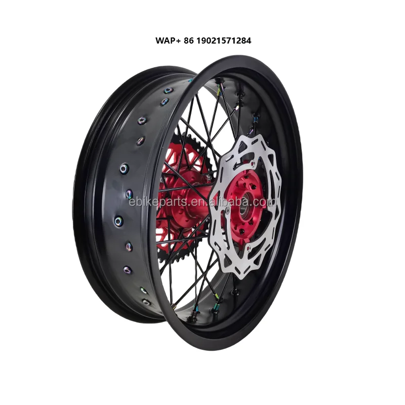 

Mulit Size in Stock Motorcycle Wheels Sets Supermoto Parts 17 Inch Supermoto Wheels