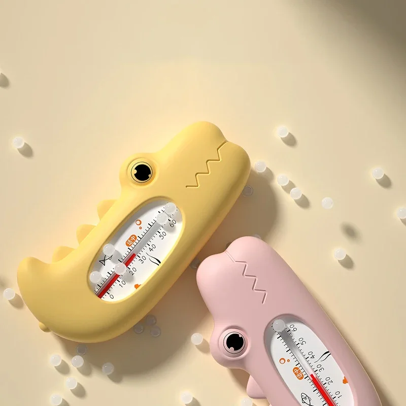 Baby Bath Thermometer For Newborn Small Crocodile Water Temperature Meter Baby Bath Toys Thermometer Safety Non-Toxic