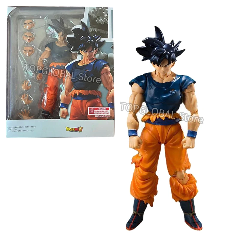 Figuras de Dragon Ball de 16cm, Super Son Goku Migatte No Goku Kizashi, figura de acción Gbz, colección móvil conjunta, muñeca, regalo de cumpleaños
