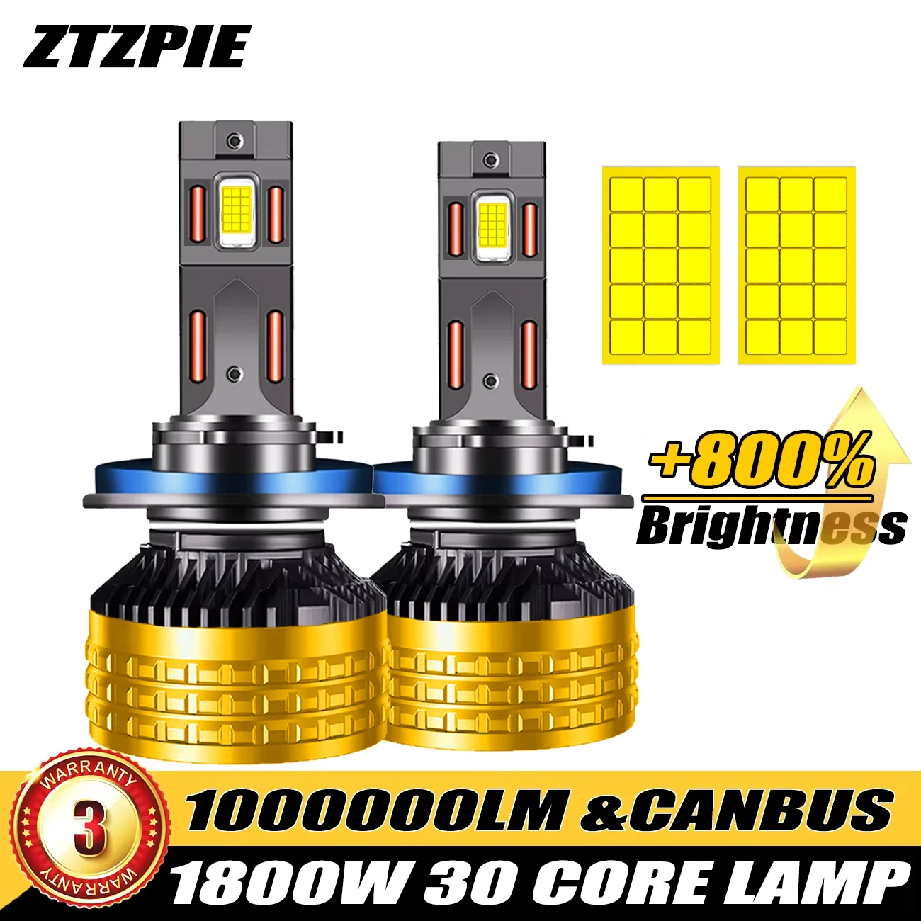 Ztzpie 6500K H7 H4 … - image