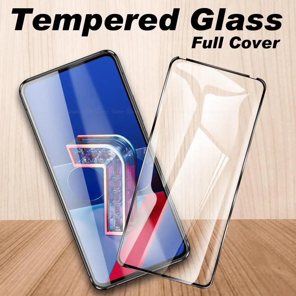 Screen Protector For Asus Zenfone 9 8 8Z Flip 7 Pro ZS590KS ZS672KS ZS671KS ZS670KS Tempered Glass Full Cover Glass Film