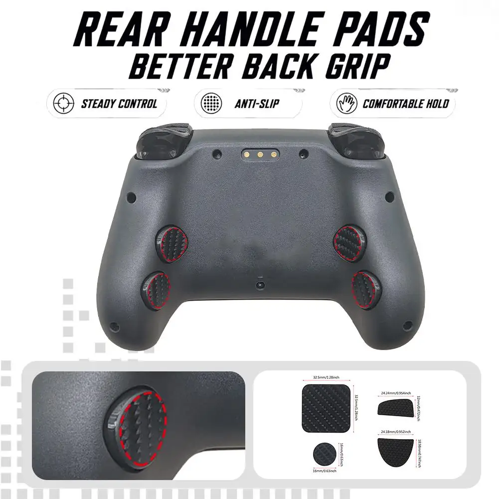 Anti-Slip Grip Stickers for Steam Controller 2 Sweat Resistant Textured Protective Pad Game Handle Touchpad Skin Sticker - view 2