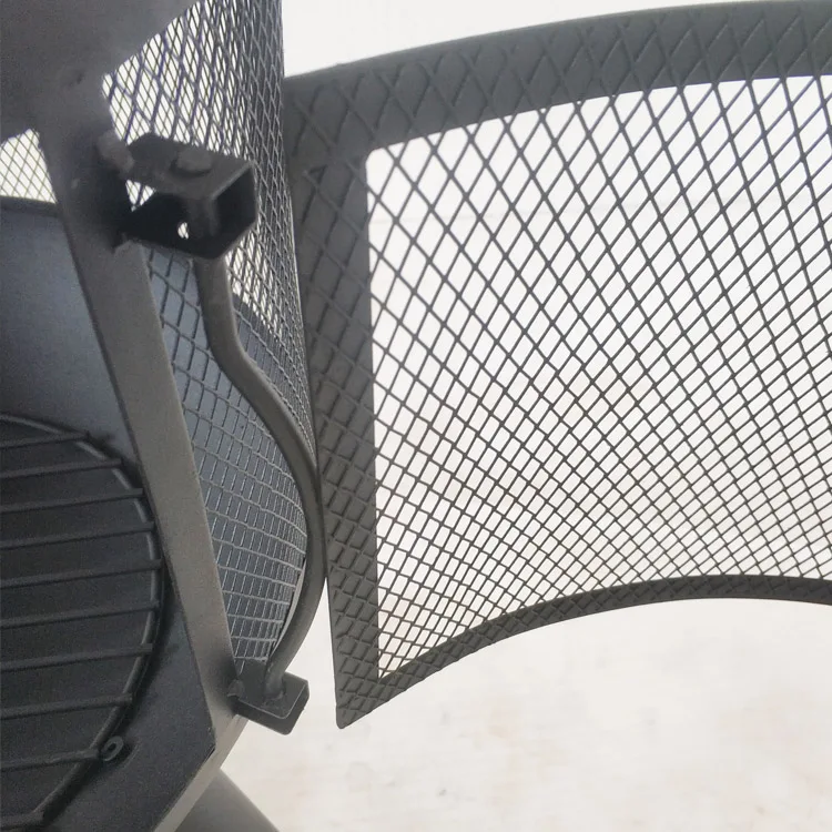 مخصص التدفئة في الهواء الطلق الصغيرة السوداء الصلب حرق الخشب شيمينيا سجل الموقد