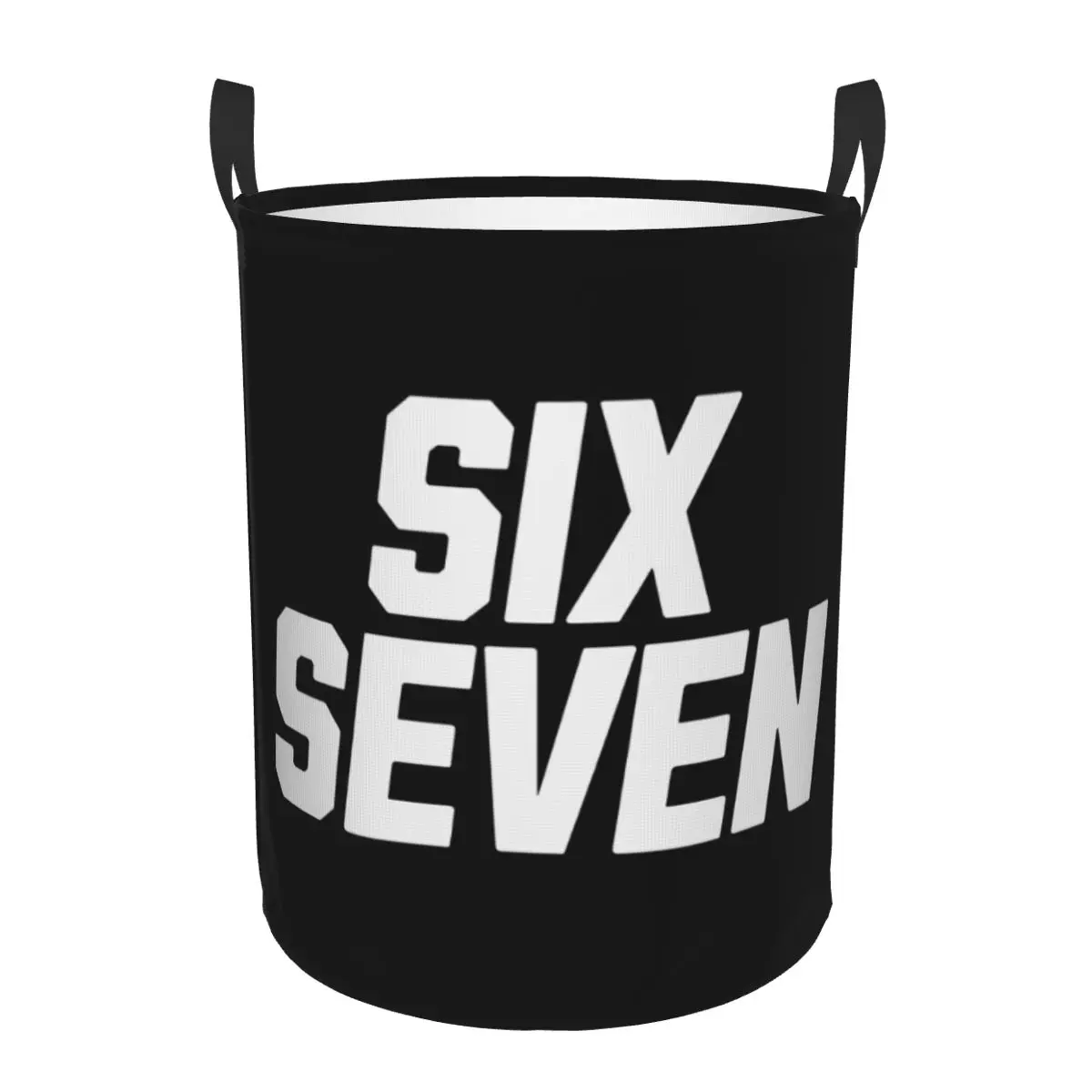 Custom Six Seven 67 Laundry Hamper Large Clothes Storage Basket Toy Bin Organizer for Boy Girl