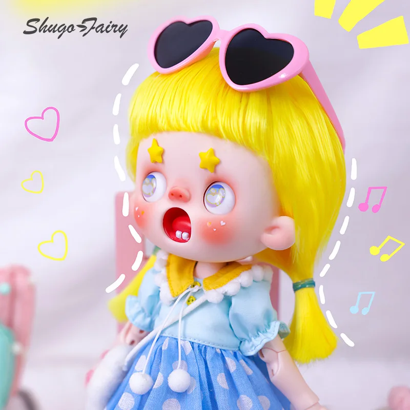 ShugaFairy 1/6 Wuyaya  Bjd Dolls Open Mouth Surprised Angry Expressiveness With Gorgeous Dopamine Style Ball Jointed Dolls Gifts