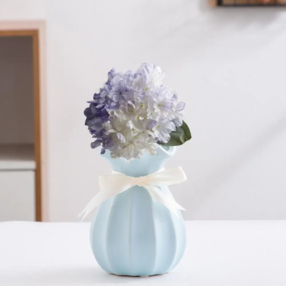 Hortensia artificielle, 1 branche, facile d'entretien, sans arrosage, tissu en fausse soie, Simulation de fleur, Bouquet à main de mariée, décoration de maison, DIY