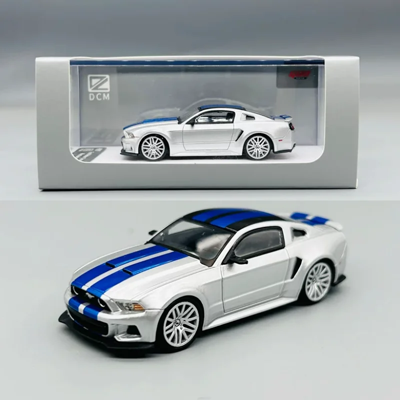 DCM Diecast 1:64 Scale Mustang 2014 Modified NFS Alloy Simulation Car Model Collection Souvenir Ornaments Display Holiday Gift