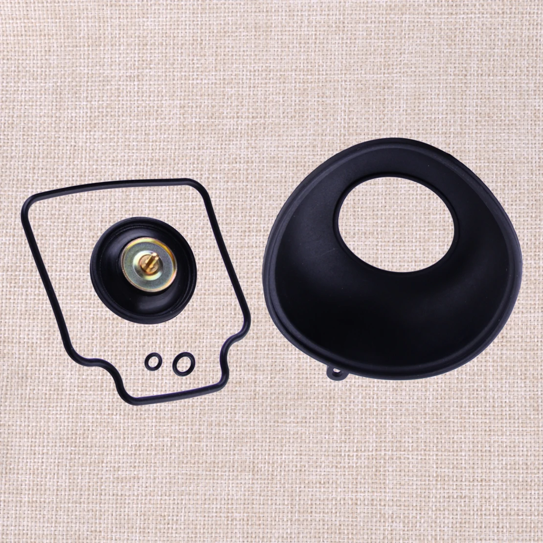 4 Sets Motorcycle Carburetor Carb Repair Float Air Cut-off Valve Diaphragm Kit Fit for Honda NX650 1988-1994 XR650L 1993-2018 view 2