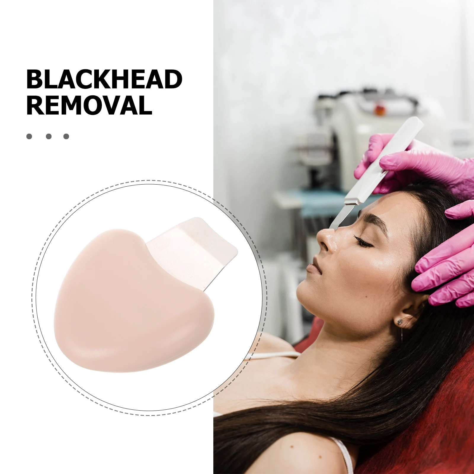 Metal Blackhead Removal Tool Stainless Steel Pimple Extractor Professional Design for Face Skin Care Routine Blackhead Scraper